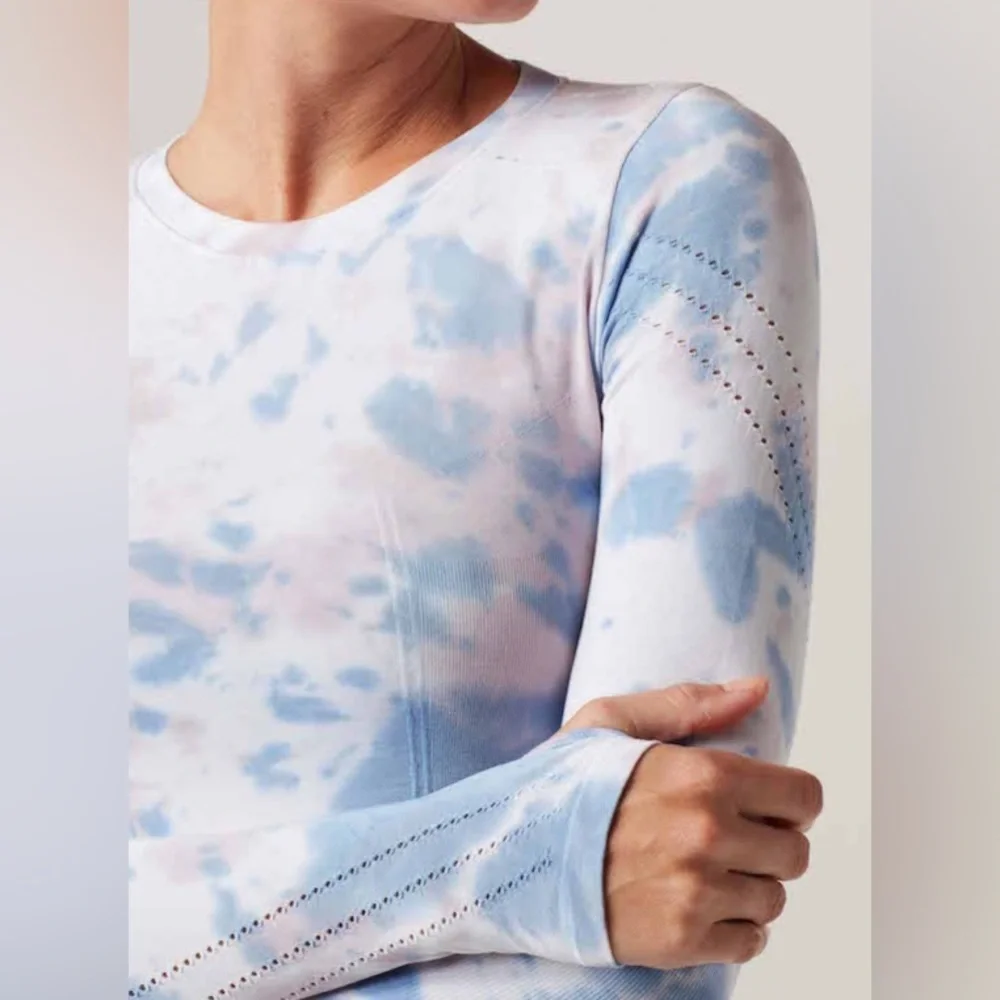 Blanc Noir LS Magnetic Compression Top - Mojave Dawn Pastel - Picture 3 of 8